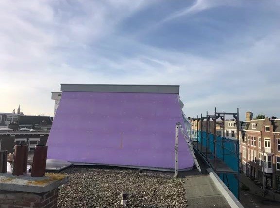 De opbouw is wind- en waterdicht